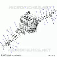 MOTORE, MOUNTING & LONG BLOCK