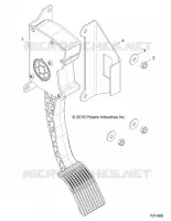 ENGINE, ACCELERATORE PEDALE