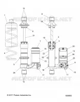 SUSPENSION, SHOCK ANTERIORE TRACK (ADVENTURE, XC)
