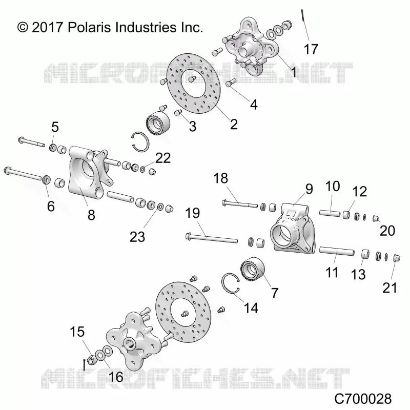 SUSPENSION, PORTAPACCHI POSTERIORE