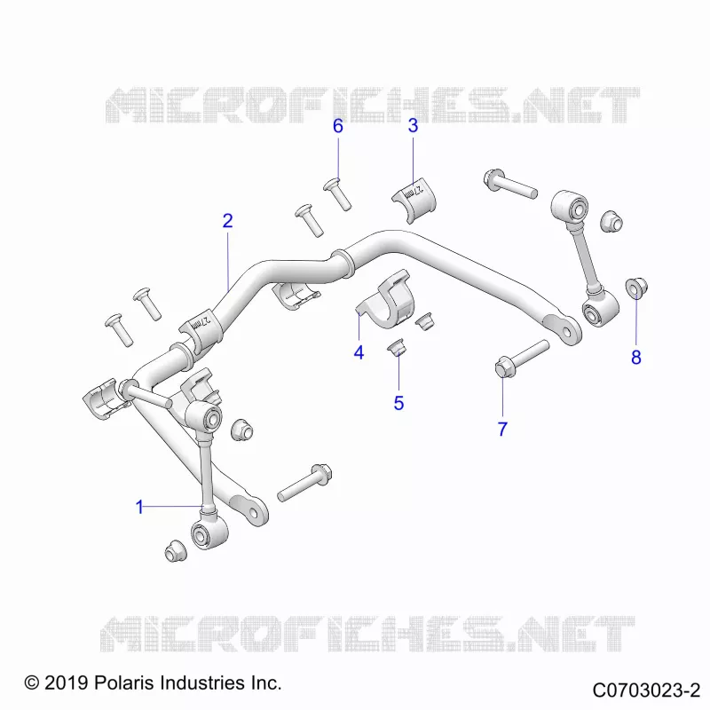 SUSPENSION, FRONT BARRA DI STABILIZZAZIONE