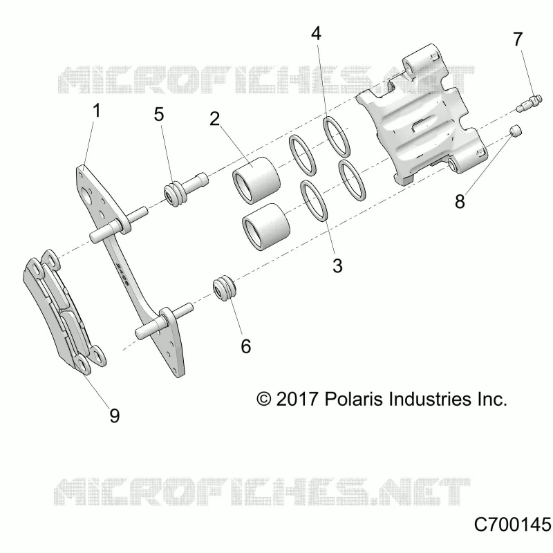 BRAKES, PINZA POSTERIORE