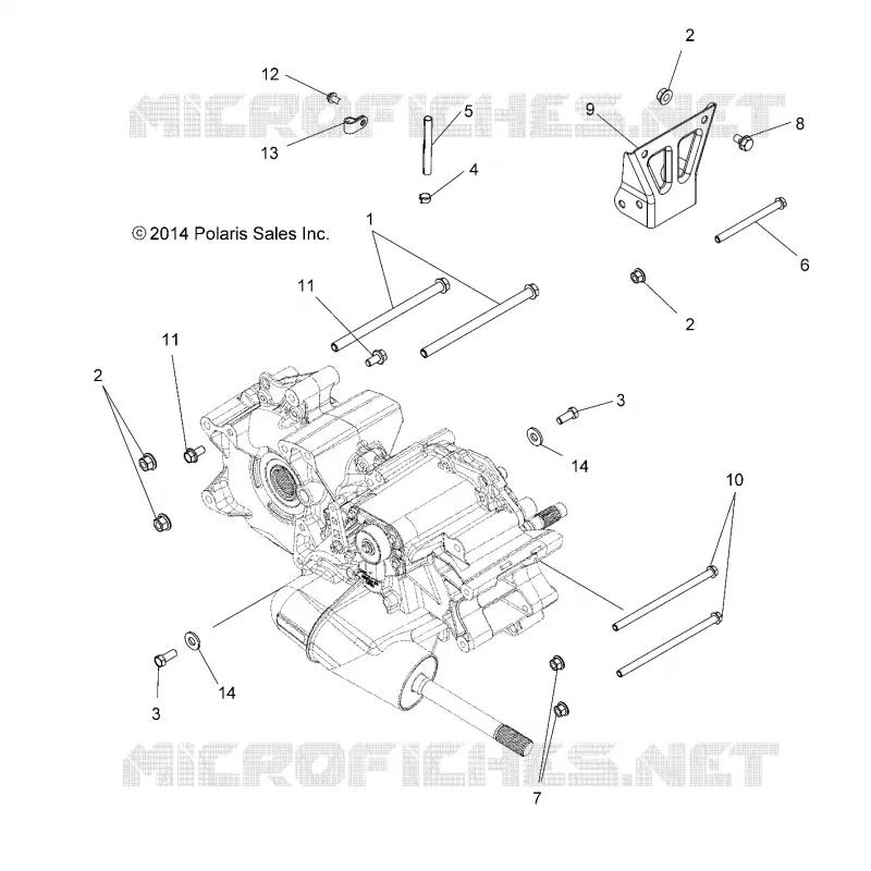 DRIVE TRAIN, MAIN SCATOLA INGRANAGGI MONTAGGIO