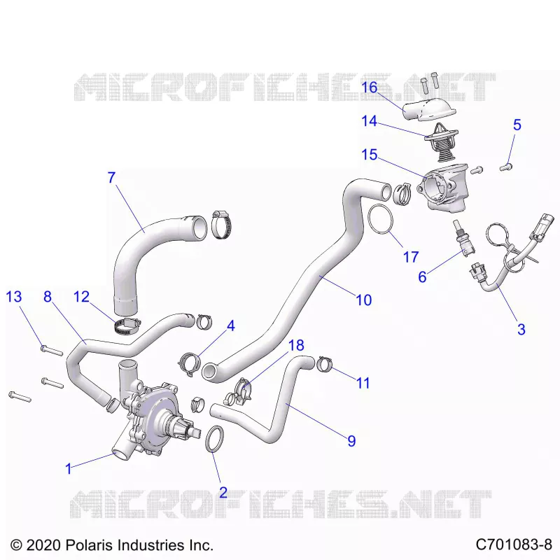MOTORE, WATERPUMP AND BYPASS