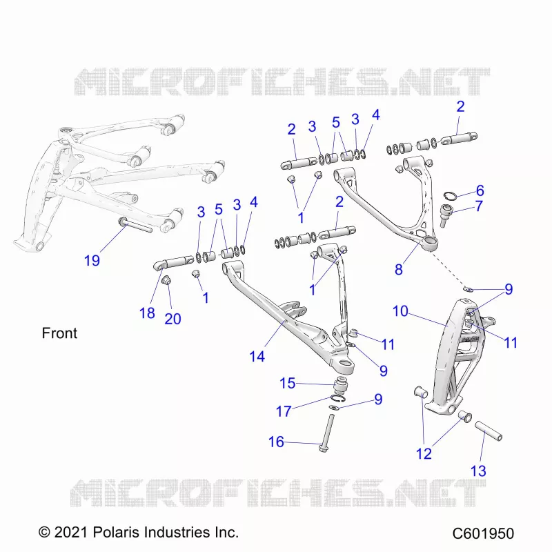 SUSPENSION, CONTROL ARMS, and SPINDLE