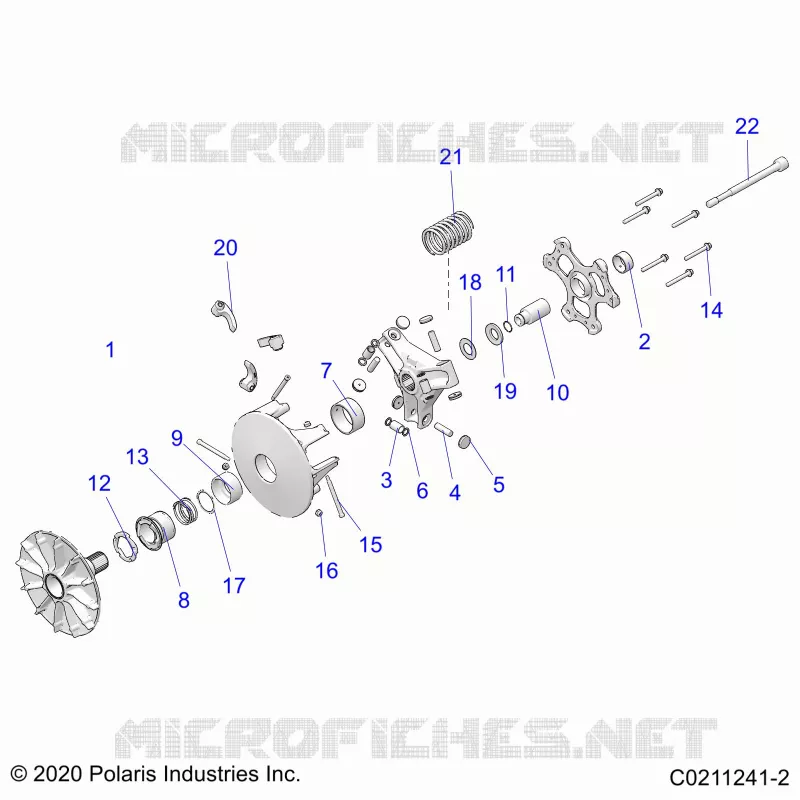 TRASMISSIONE, PRIMARY CLUTCH