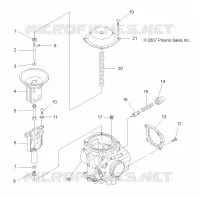 MOTORE, CARBURATORE, UPPER