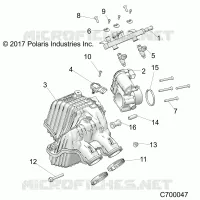 ENGINE, PRESA D'ARIA MANIFOLD EVAP 50S
