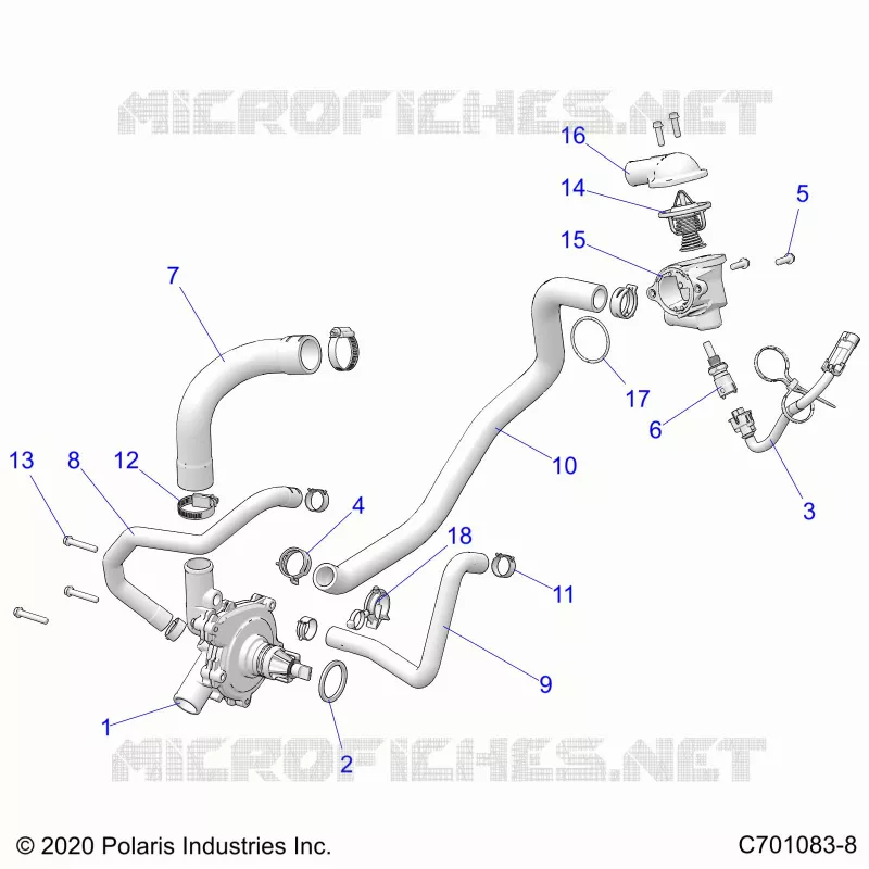 MOTORE, WATERPUMP AND BYPASS