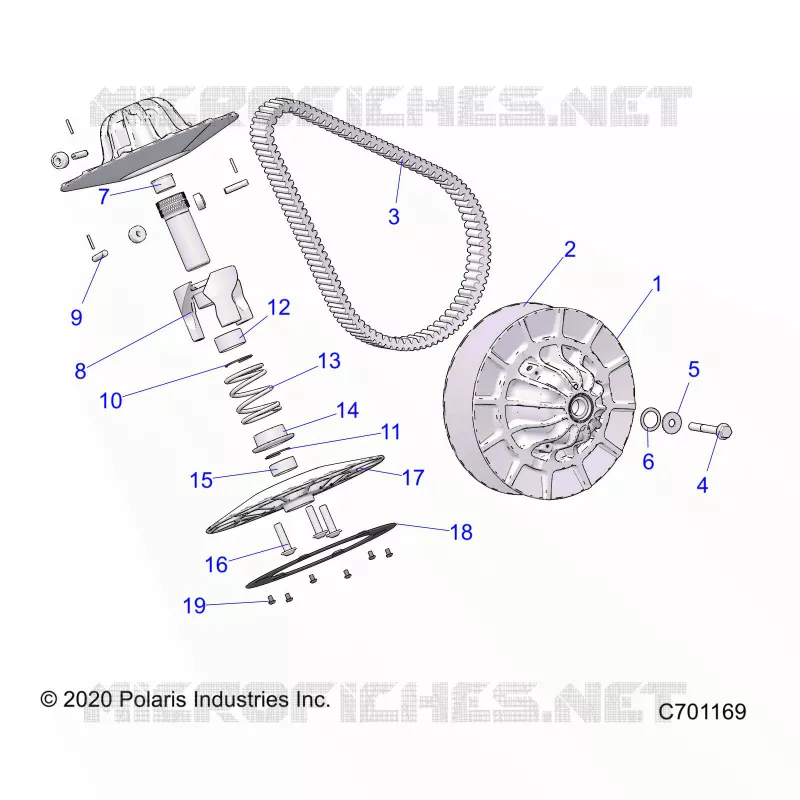 TRASMISSIONE, SECONDARY CLUTCH