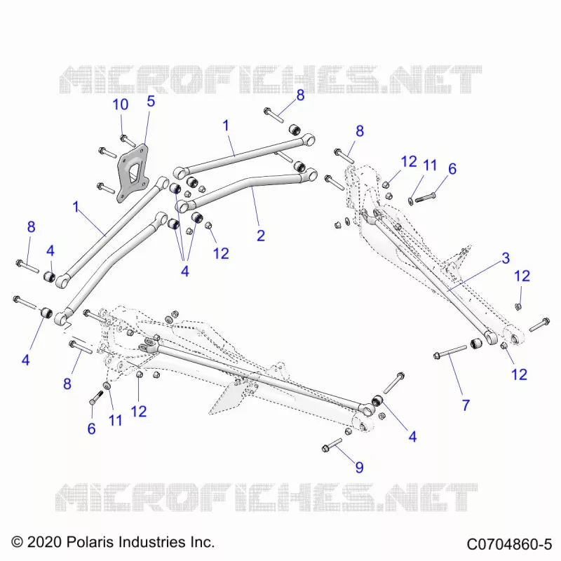 SOSPENSIONE POSTERIORE TRAILING ARMS MOUNTING