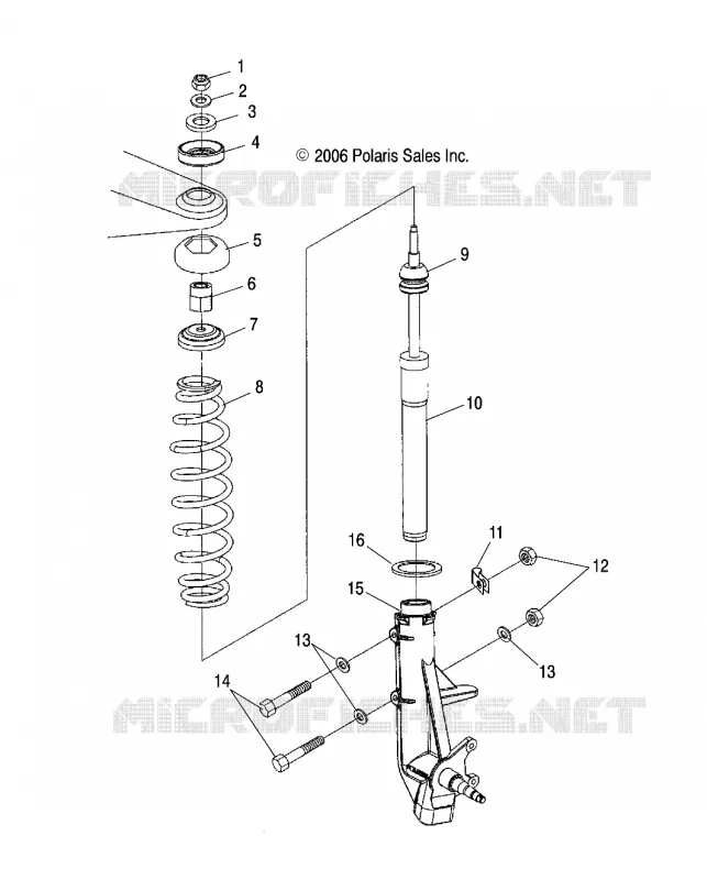 SUSPENSION, ANTERIORE MONTANTE