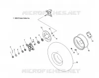 HUB, FRONT AND RUOTA ANTERIORE
