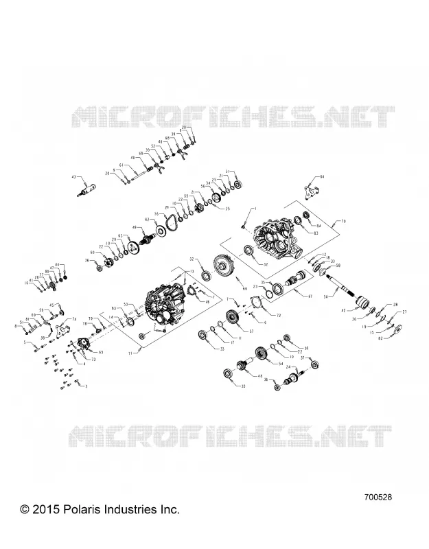 DRIVE TRAIN, PRINCIPALE SCATOLA INGRANAGGI INTERNALS