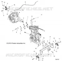 ENGINE, ENGINE AND TRASMISSIONE MOUNTING