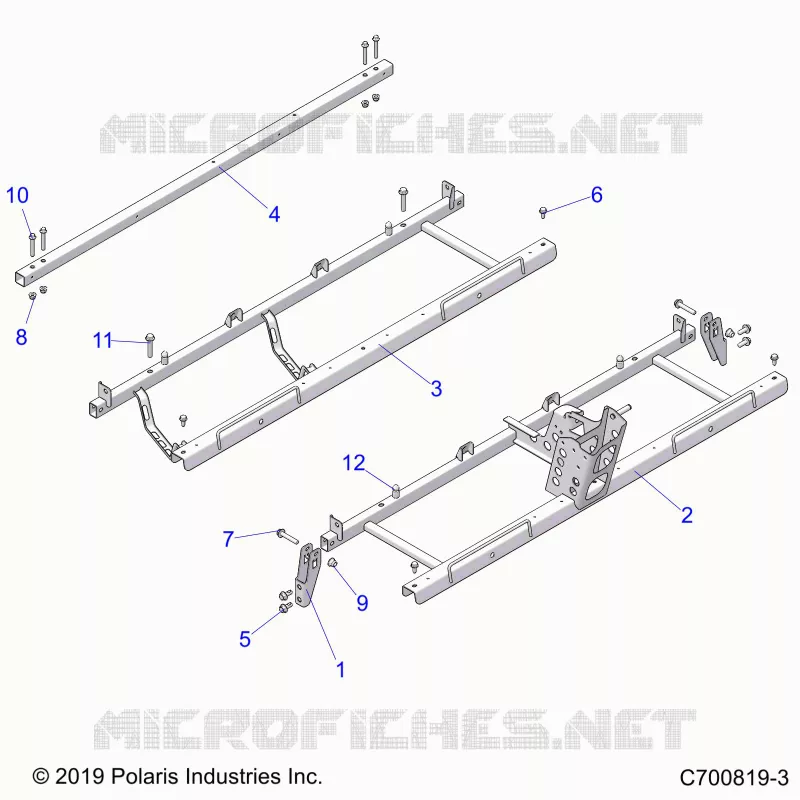 CHASSIS, SEDE SUPPORTS- G21GMJ99AJ/AZ/BJ/BZ (C700819-3)