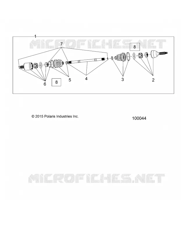 TRASMISSIONE, FRONT HALF SHAFT
