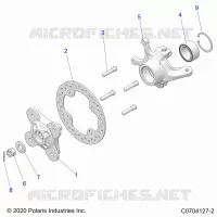 SOSPENSIONI ANTERIORI CARRIER- Z23N4V99AL/BL/AR/BR (C0704127-2)