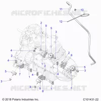 ENGINE, TRASMISSIONE MOUNTING & LONG BLOCK