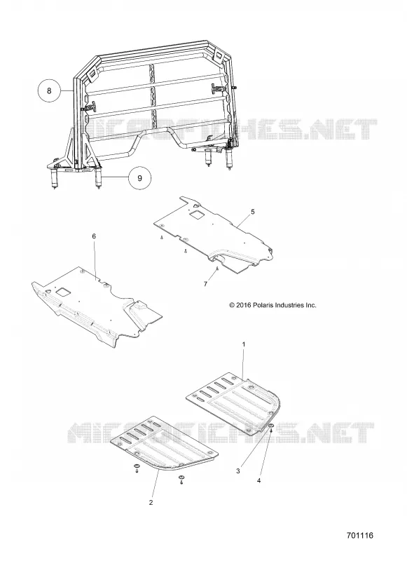 PIASTRE DI PROTEZIONE   RACK