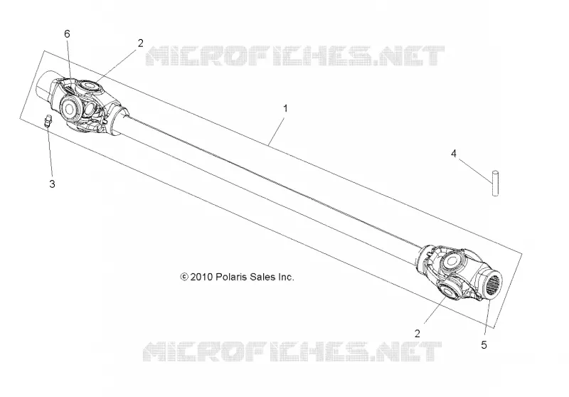DRIVE TRAIN, PROP ALBERO, FRONT