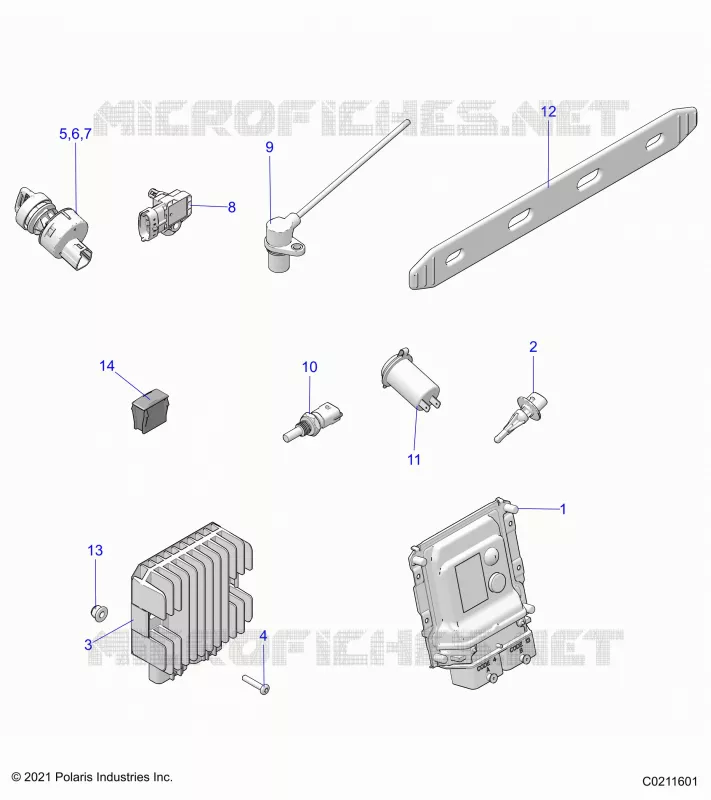 ELETTRICO, SWITCHES, SENSORS, ECU AND CONTROL MODULES