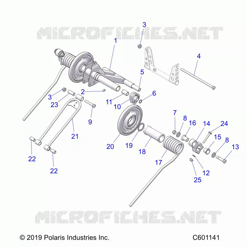 SUSPENSION, POSTERIORE COPPIA ARM