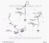 ELETTRICO, WIRE HARNESS, HOOD, ELEC. START