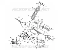 SWING ARM   SHOCK  2X4 400L W957540 (4930093009B009)