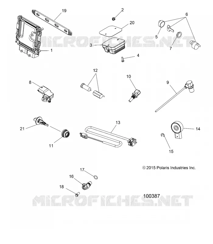 ELETTRICO, SWITCHES, SENSORS, ECU AND CONTROL MODULES