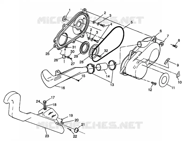 COPERCHIO FRIZIONE Sport 400L W98BA38C (4947234723C003)