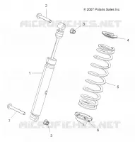 SUSPENSION, SHOCK, REAR