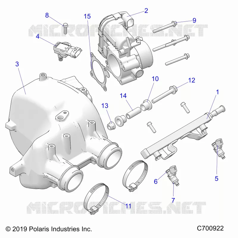 ENGINE, PRESA D'ARIA MANIFOLD