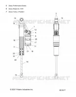 SUSPENSION, AMMORTIZZATORE POSTERIORE TRACK (7045864)