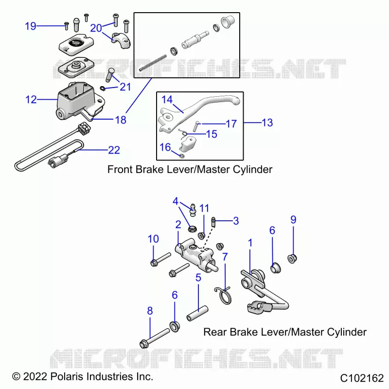 BRAKES, BRAKE LEVERS AND CILINDRO PRINCIPALES