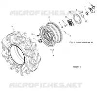 RUOTE, FRONT AND HUB