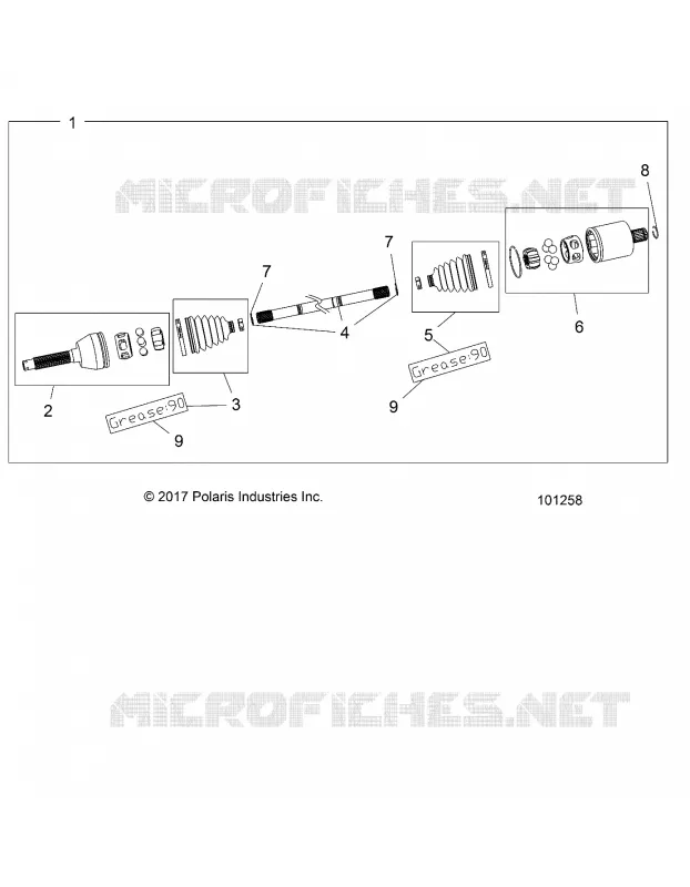 DRIVE TRAIN, TRANSMISSIONE ANTERIORE SHAFT