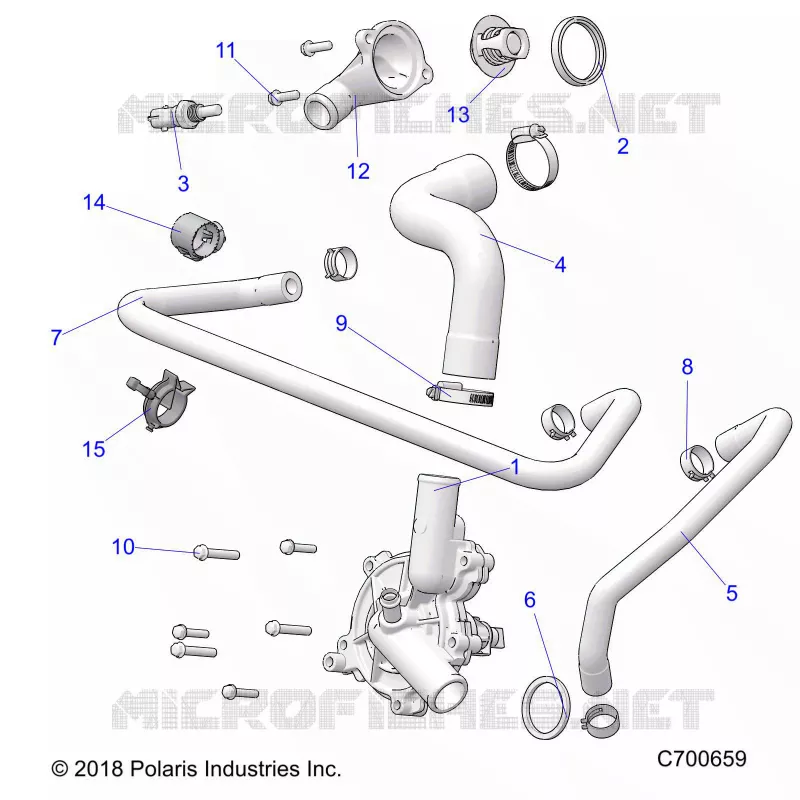 MOTORE, WATERPUMP AND BYPASS