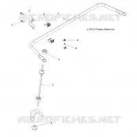 SUSPENSION, REAR BARRA DI STABILIZZAZIONE
