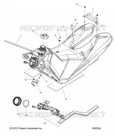 SISTEMA DI ALIMENTAZIONE CARBURANTE, FUEL TANK ASM.