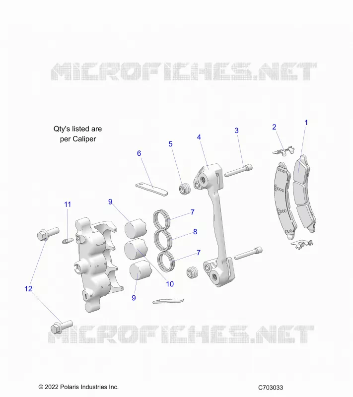 BRAKES, PINZA FRENO ANTERIORE