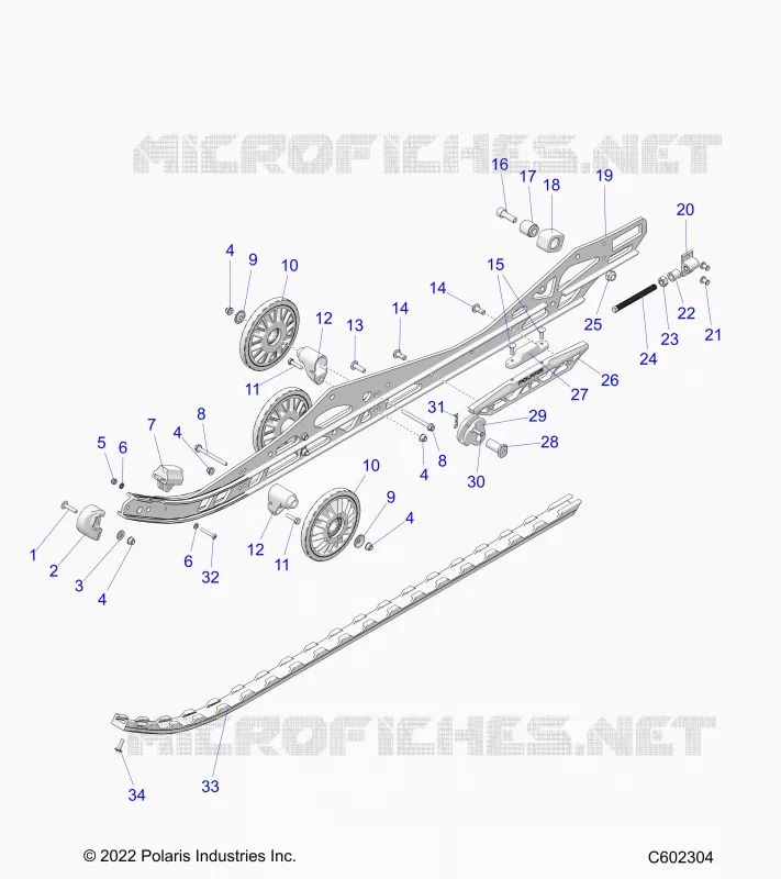 SUSPENSION, RAIL BEAM LH/RH