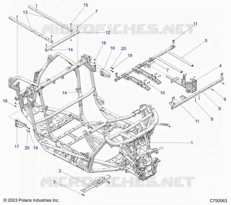 CHASSIS, MAIN TELAIO