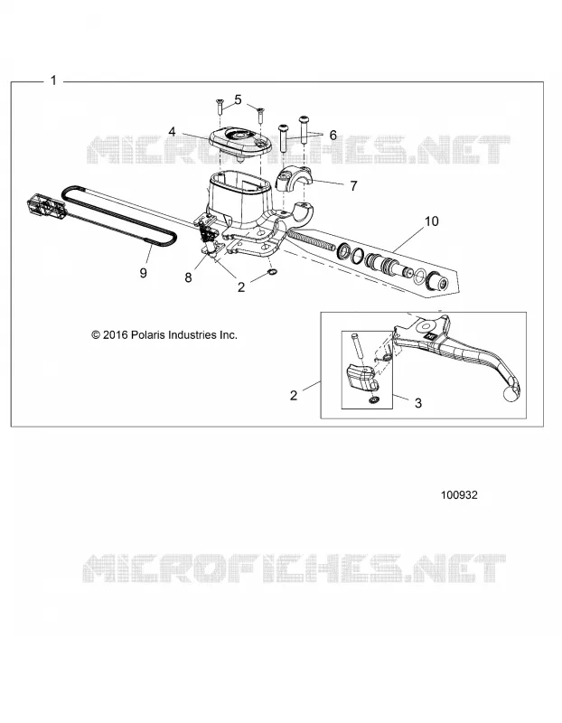 BRAKES, FRONT BRAKE LEVER AND CILINDRO PRINCIPALE