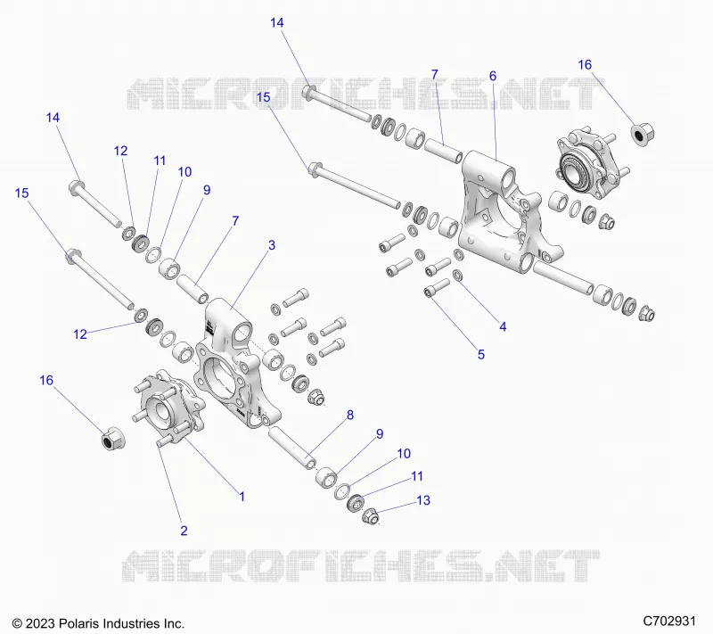 SUSPENSION, PORTAPACCHI POSTERIORE