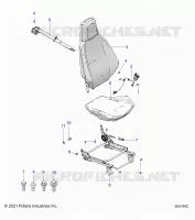 SEDE (DRIVER) AND SEAT BELT MOUNTING -T24AALHB/GB (500199C)