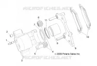 FRENO ANTERIORE CALIPER (BUILT 9/15/14 AND BEFORE)