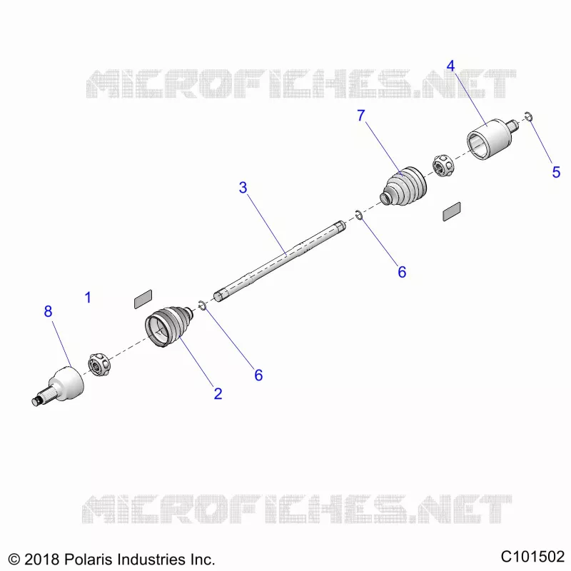 DRIVE TRAIN, DRIVE POSTERIORE ALBERO