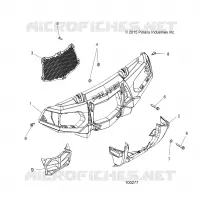 BODY, FRONT PARAURTI  AND MOUNTING