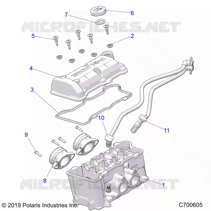 ENGINE, THROTTLE BODY AND VALVOLA COPERTURA